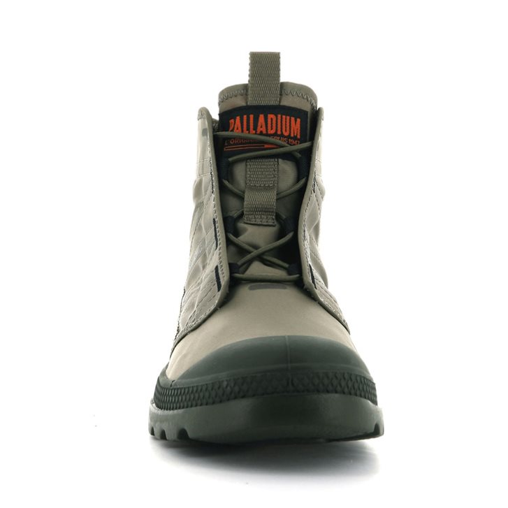 Pánské Boty Palladium Pampa Travel Lite Olivy Zelené | CZ SRU-46H